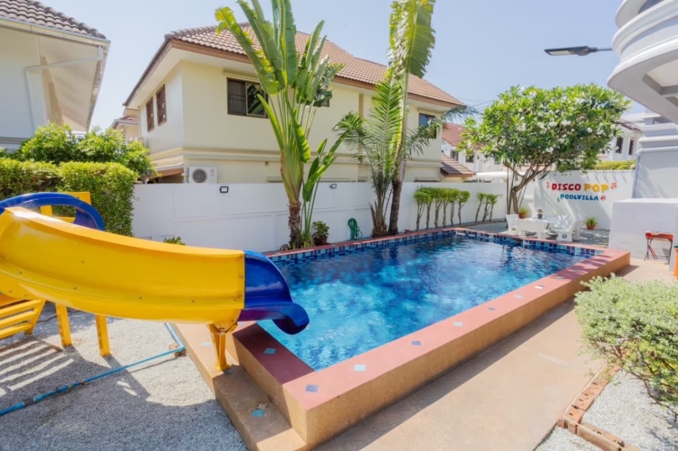 Disco pop pool villa บริเวณภายนอก ชลบุรี, พัทยาใต้ รูปที่ 4