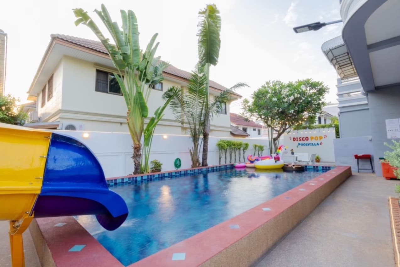Disco pop pool villa บริเวณภายนอก ชลบุรี, พัทยาใต้ รูปที่ 23