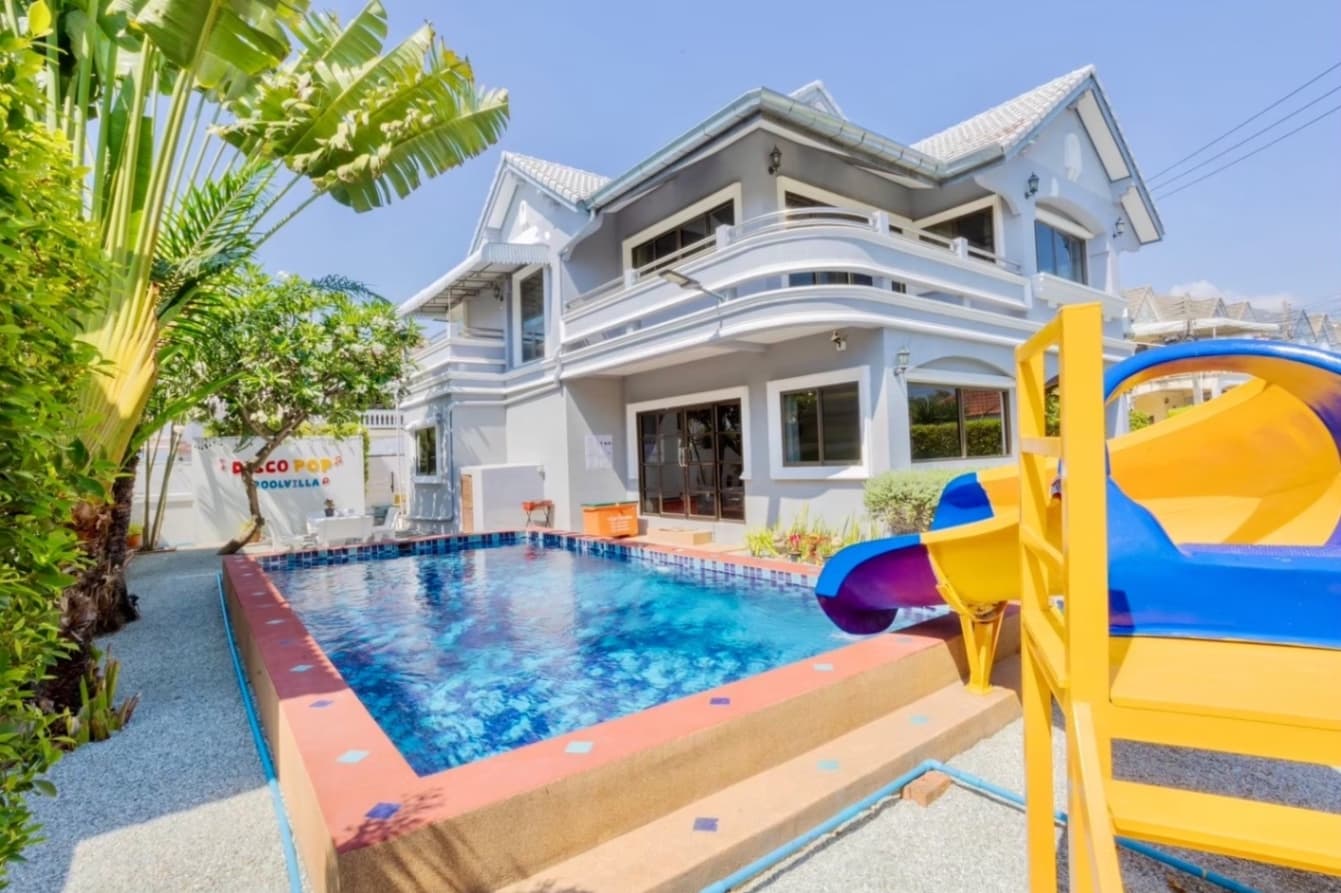 Disco pop pool villa บริเวณภายนอก ชลบุรี, พัทยาใต้ รูปที่ 2