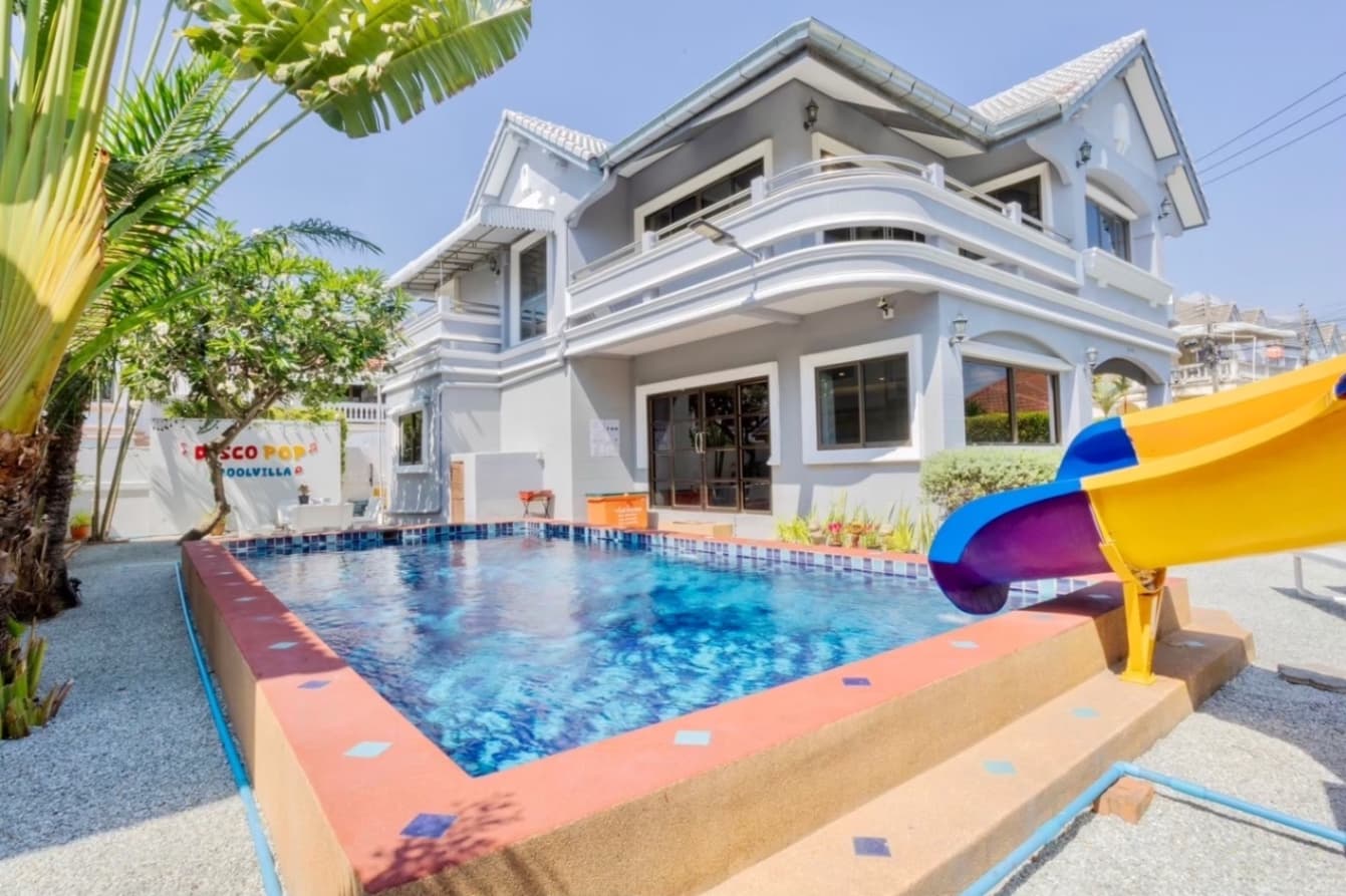 Disco pop pool villa บริเวณภายนอก ชลบุรี, พัทยาใต้ รูปที่ 3