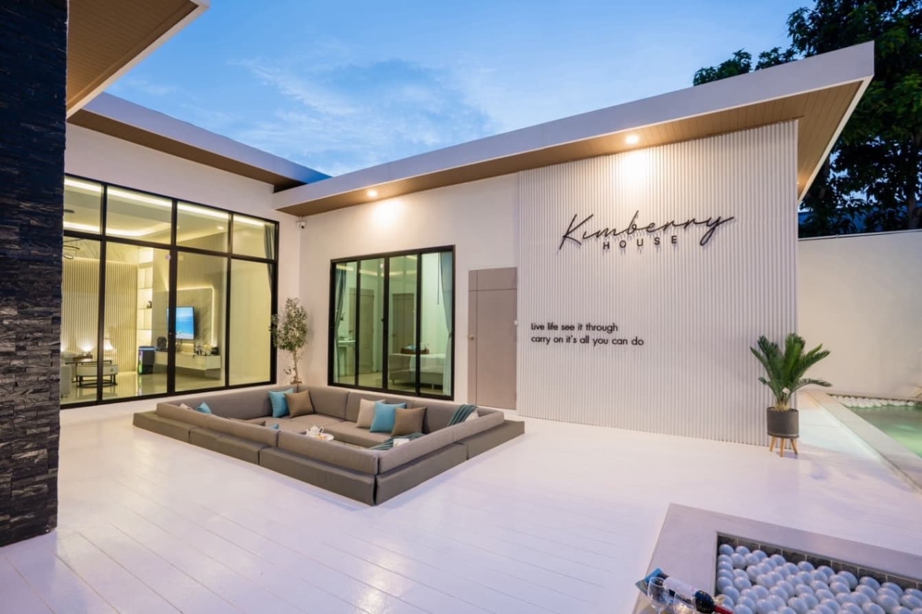 Kimberry pool villa บริเวณภายนอก ชลบุรี, จอมเทียน รูปที่ 13