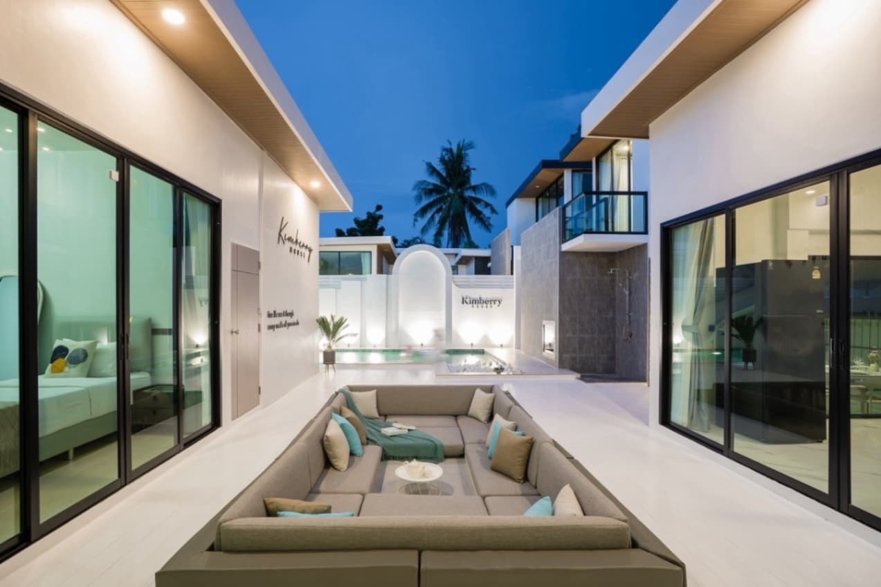 Kimberry pool villa บริเวณภายนอก ชลบุรี, จอมเทียน รูปที่ 21