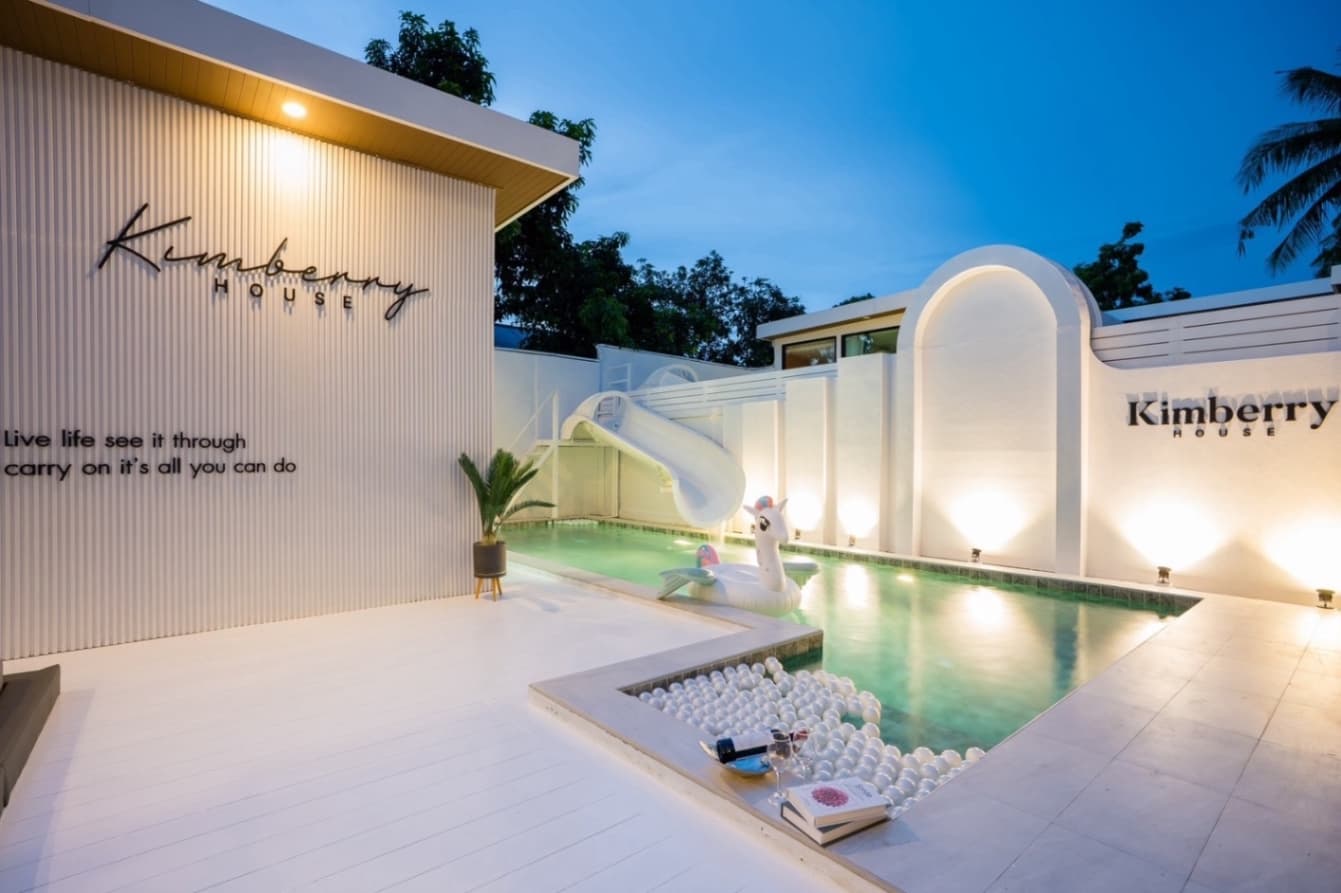 Kimberry pool villa บริเวณภายนอก ชลบุรี, จอมเทียน รูปที่ 16