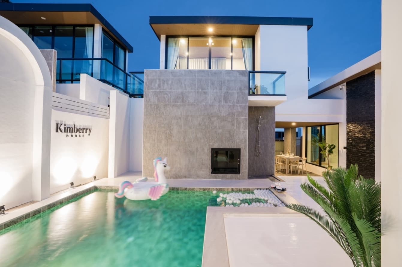 Kimberry pool villa บริเวณภายนอก ชลบุรี, จอมเทียน รูปที่ 20