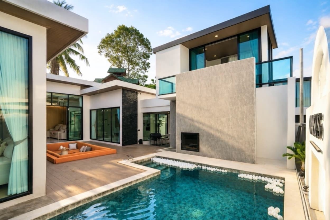 Oasis pool villa บริเวณภายนอก ชลบุรี, จอมเทียน รูปที่ 24