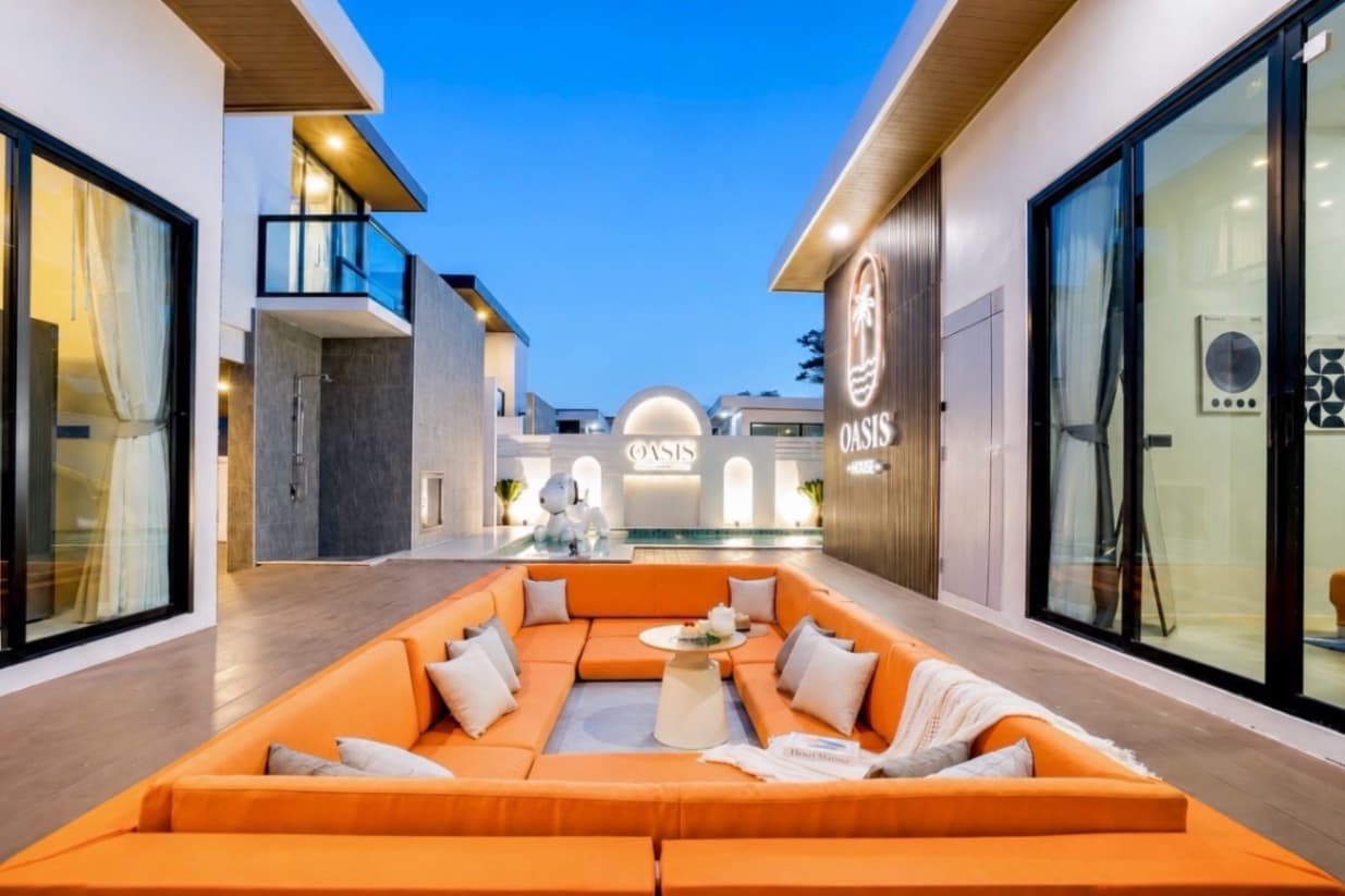Oasis pool villa บริเวณภายนอก ชลบุรี, จอมเทียน รูปที่ 19
