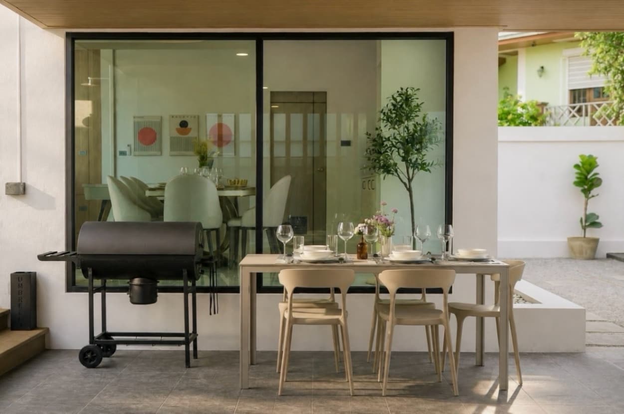 Oasis pool villa บริเวณภายนอก ชลบุรี, จอมเทียน รูปที่ 21