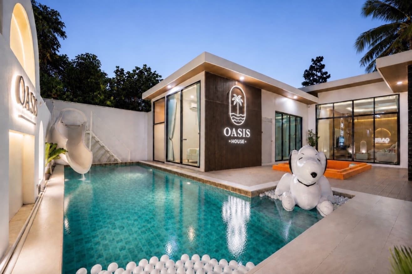 Oasis pool villa บริเวณภายนอก ชลบุรี, จอมเทียน รูปที่ 1