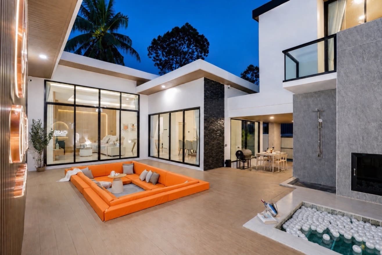 Oasis pool villa บริเวณภายนอก ชลบุรี, จอมเทียน รูปที่ 4