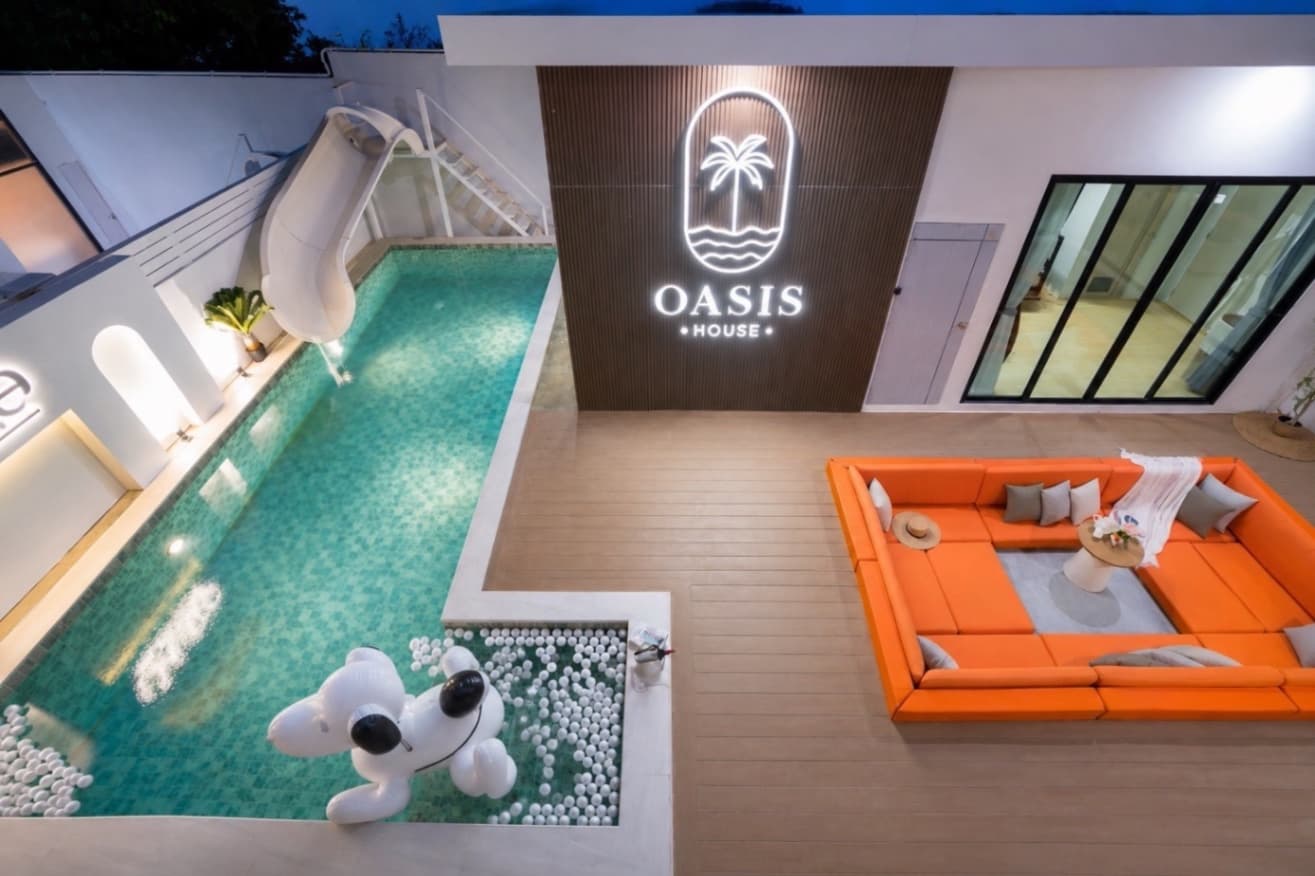 Oasis pool villa บริเวณภายนอก ชลบุรี, จอมเทียน รูปที่ 13
