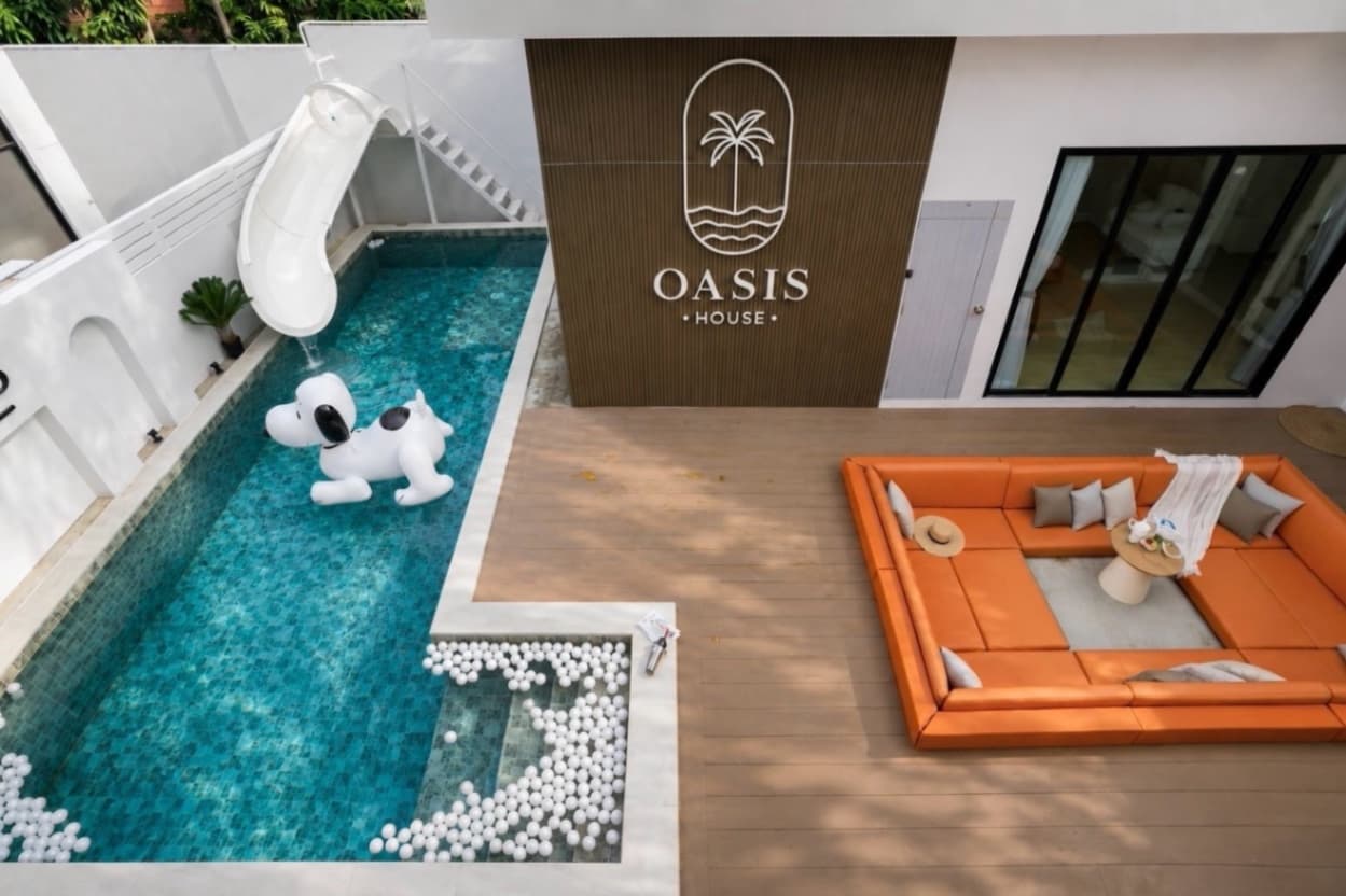 Oasis pool villa บริเวณภายนอก ชลบุรี, จอมเทียน รูปที่ 17
