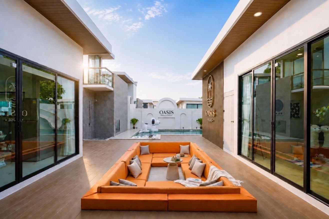 Oasis pool villa บริเวณภายนอก ชลบุรี, จอมเทียน รูปที่ 20