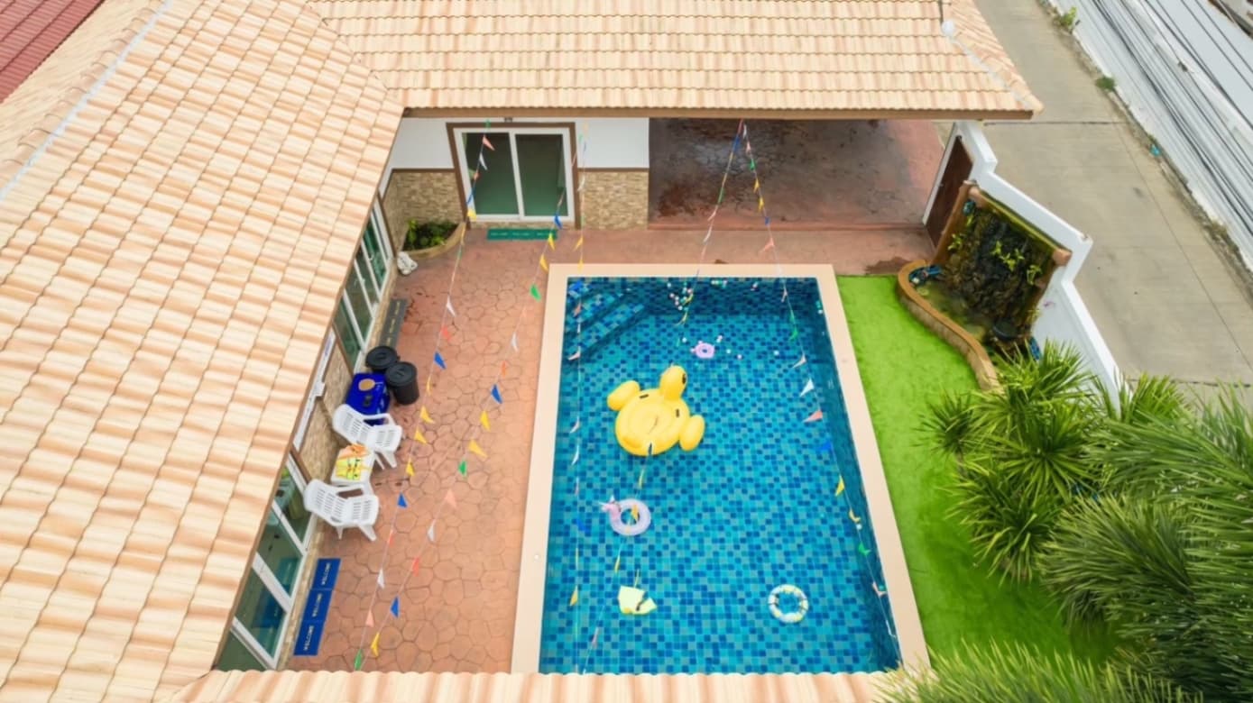 Good time pool villa บริเวณภายนอก ชลบุรี, พัทยาใต้ รูปที่ 24