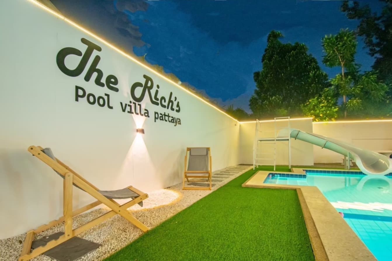 The rich pool villa exterior in Chon Buri, Bang Lamung, photo 5