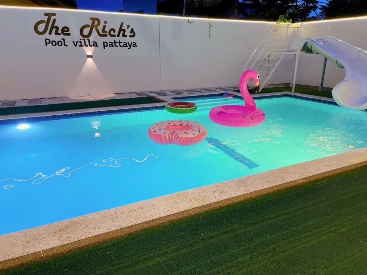 The rich pool villa exterior in Chon Buri, Bang Lamung, photo 12