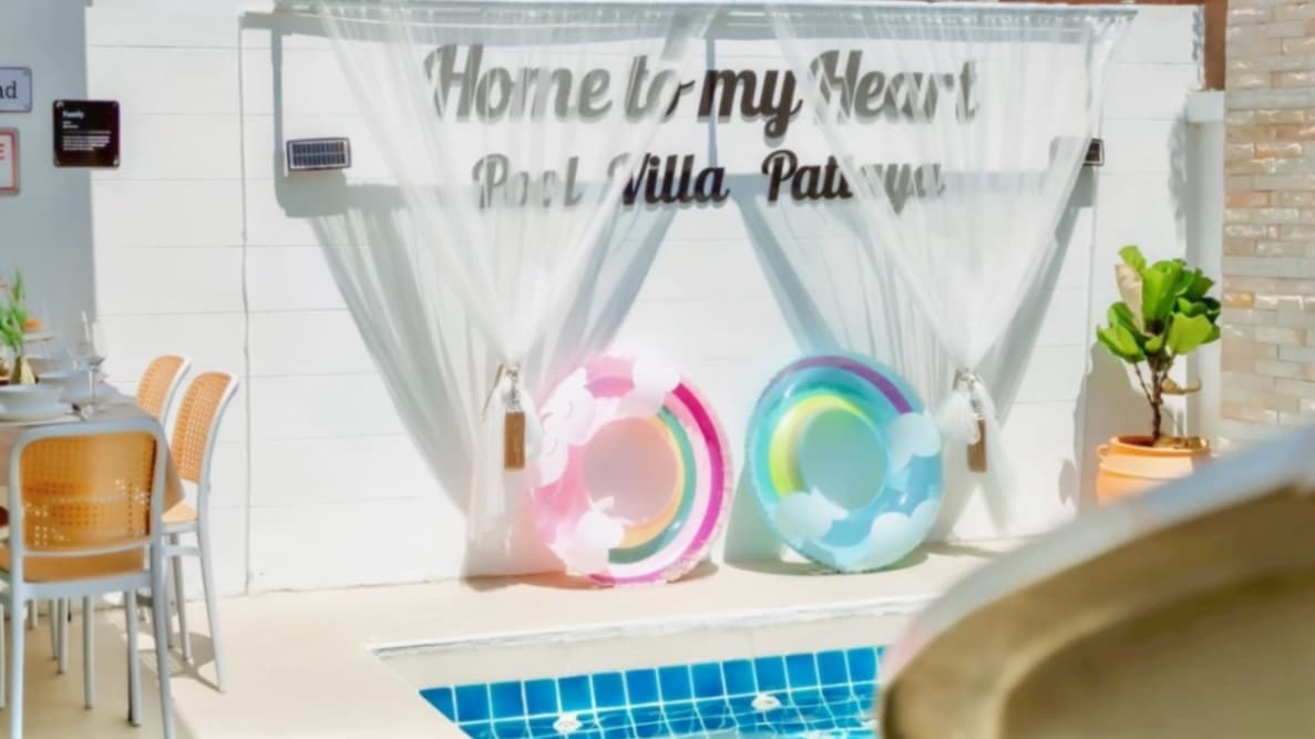 B55 pool villa บริเวณภายนอก ชลบุรี, จอมเทียน รูปที่ 4
