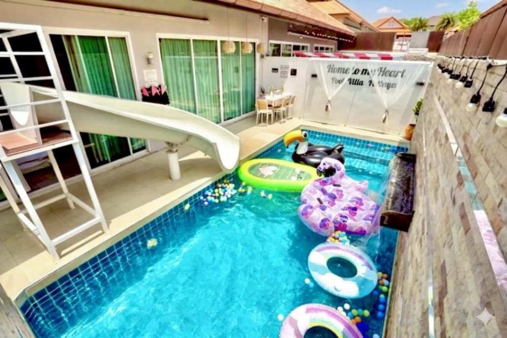 B55 pool villa บริเวณภายนอก ชลบุรี, จอมเทียน รูปที่ 3