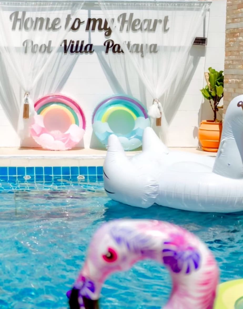 B55 pool villa บริเวณภายนอก ชลบุรี, จอมเทียน รูปที่ 13