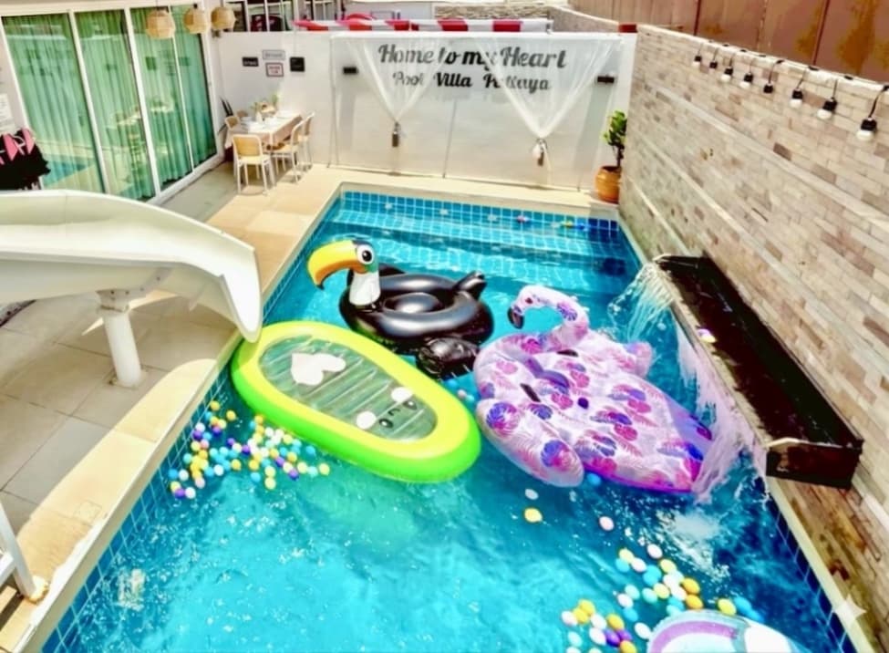 B55 pool villa บริเวณภายนอก ชลบุรี, จอมเทียน รูปที่ 8