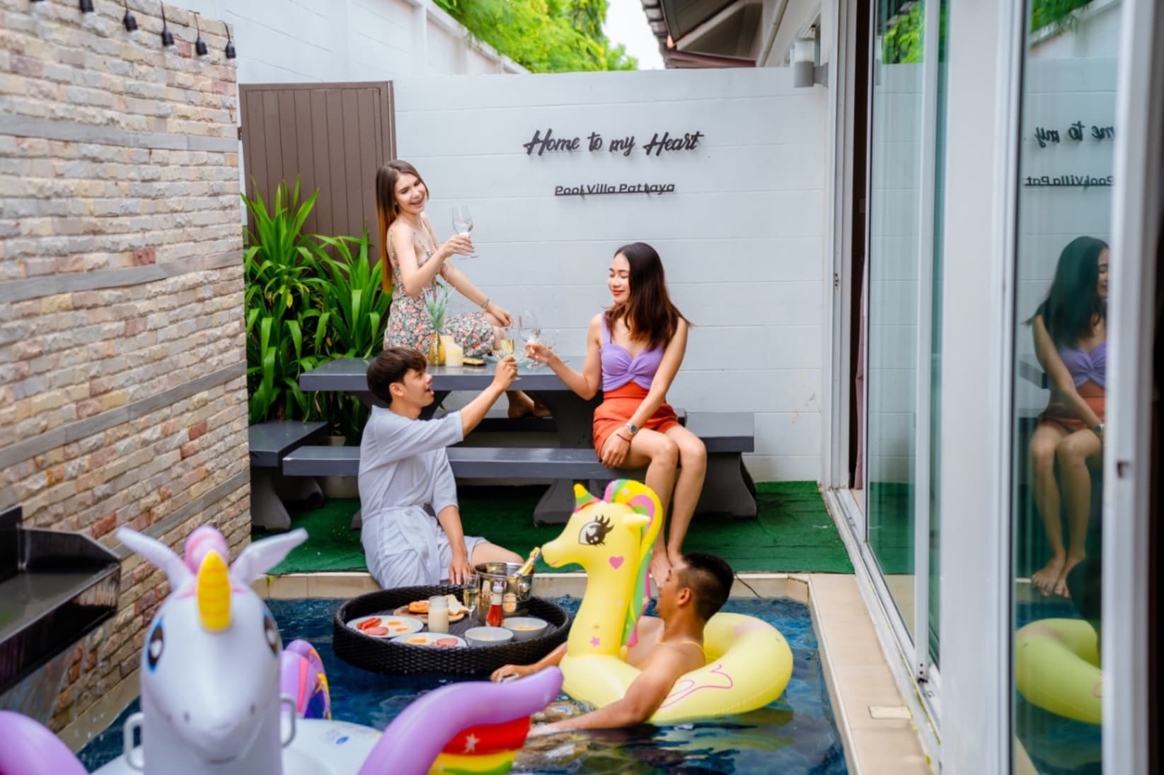 Home to my Heart Pool villa exterior in Chon Buri, Jomtien, photo 2