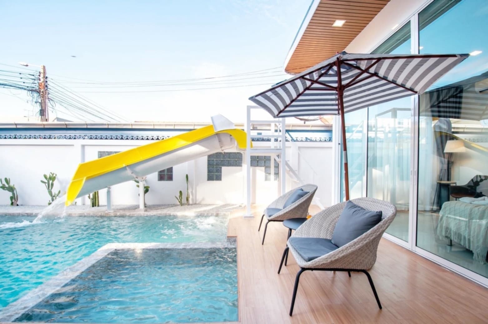 One point pool villa บริเวณภายนอก ชลบุรี, จอมเทียน รูปที่ 10