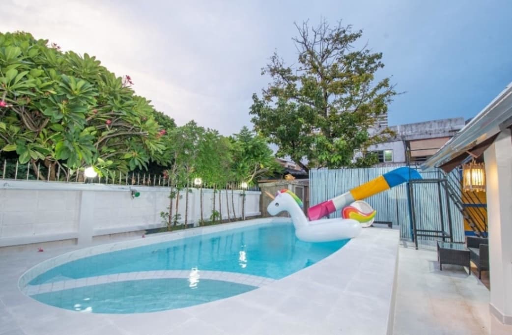 Caribbean pool villa บริเวณภายนอก ชลบุรี, จอมเทียน รูปที่ 4